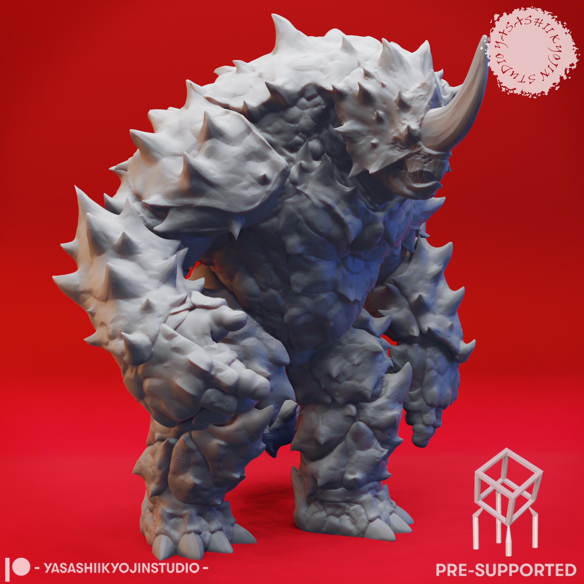 Braxat - Tabletop Miniature (Pre-Supported) 3d model