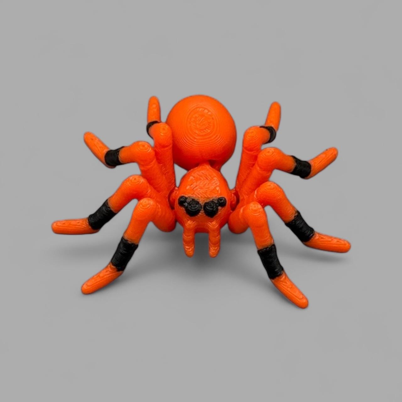 Mini Spider Infestation Halloween Articulating Flexi Spiders 3d model