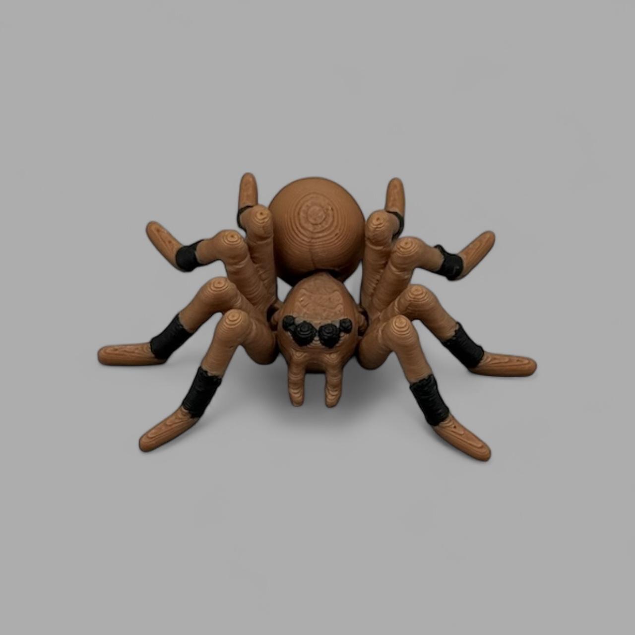 Mini Spider Infestation Halloween Articulating Flexi Spiders 3d model