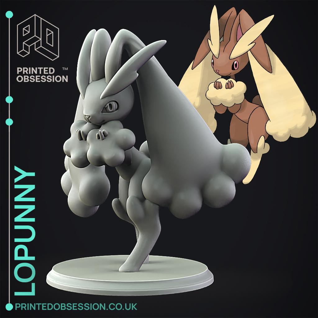 Lopunny - Pokemon - Fan Art 3d model