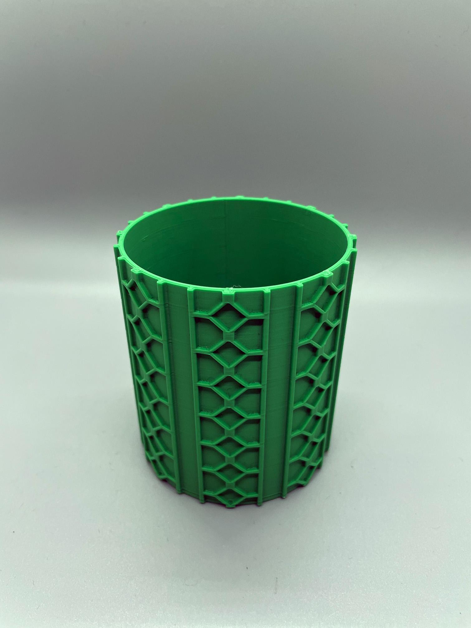 Pencil Holder Mata Pattern 3d model