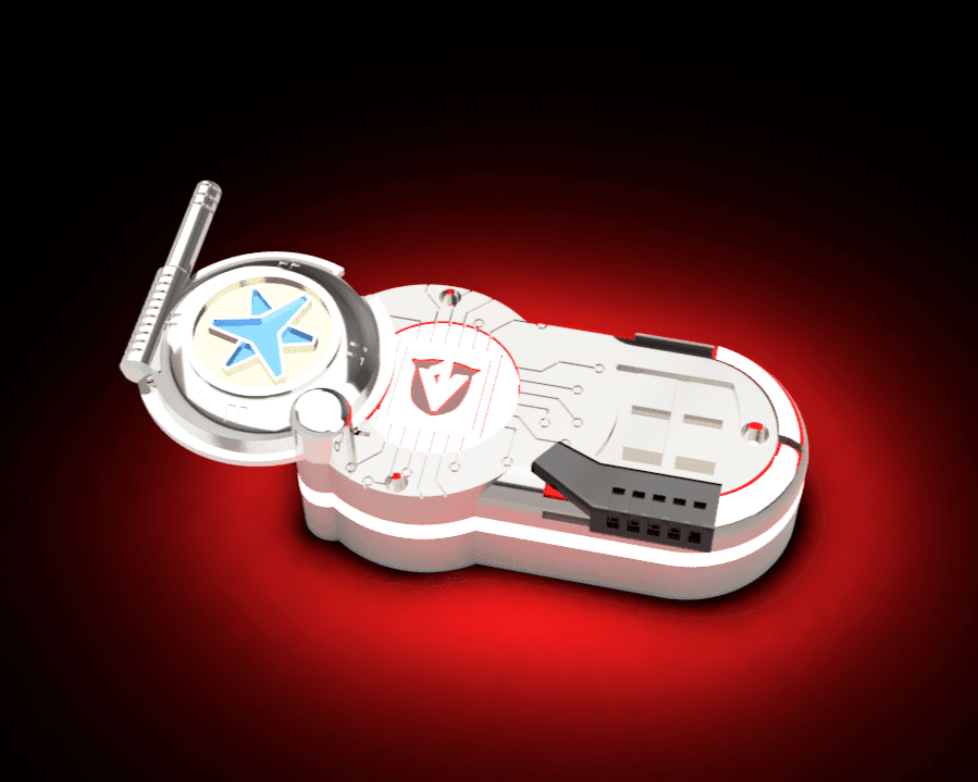 Lightspeed Rescue Morpher with LEDs 3d model