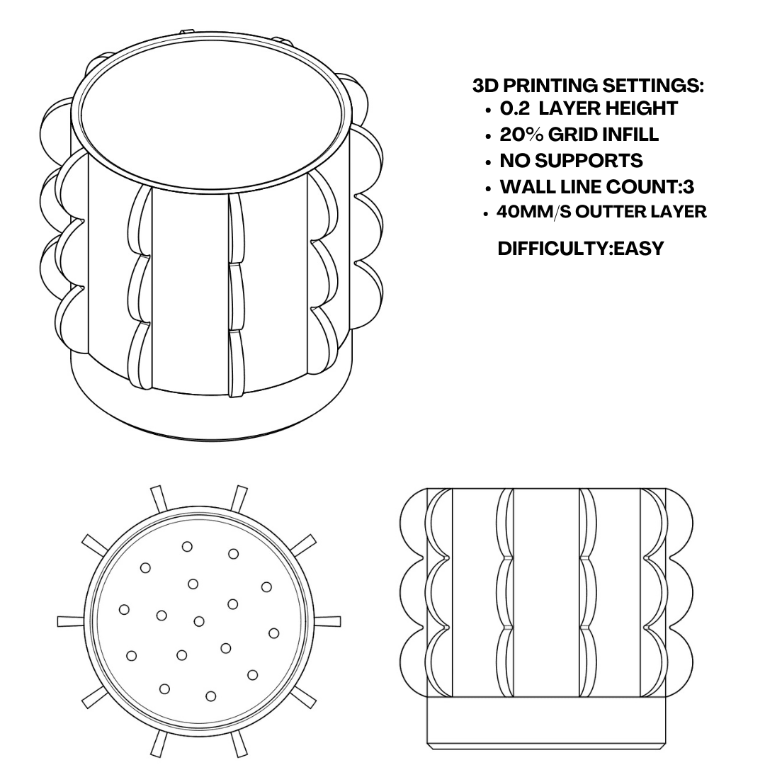 Cactus Vase  3d model