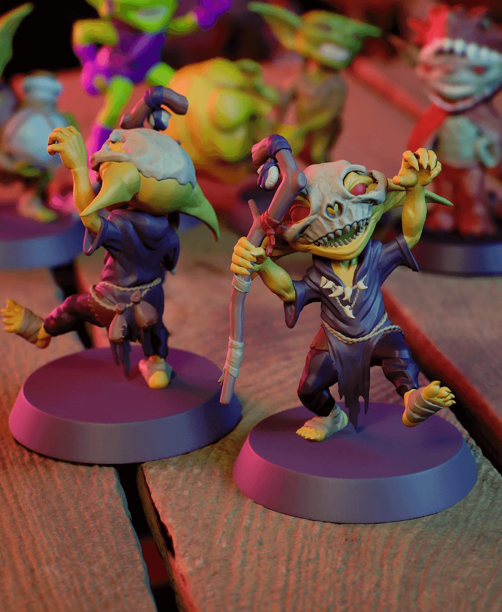 Squigglebone the Necromancer Goblin 3d model