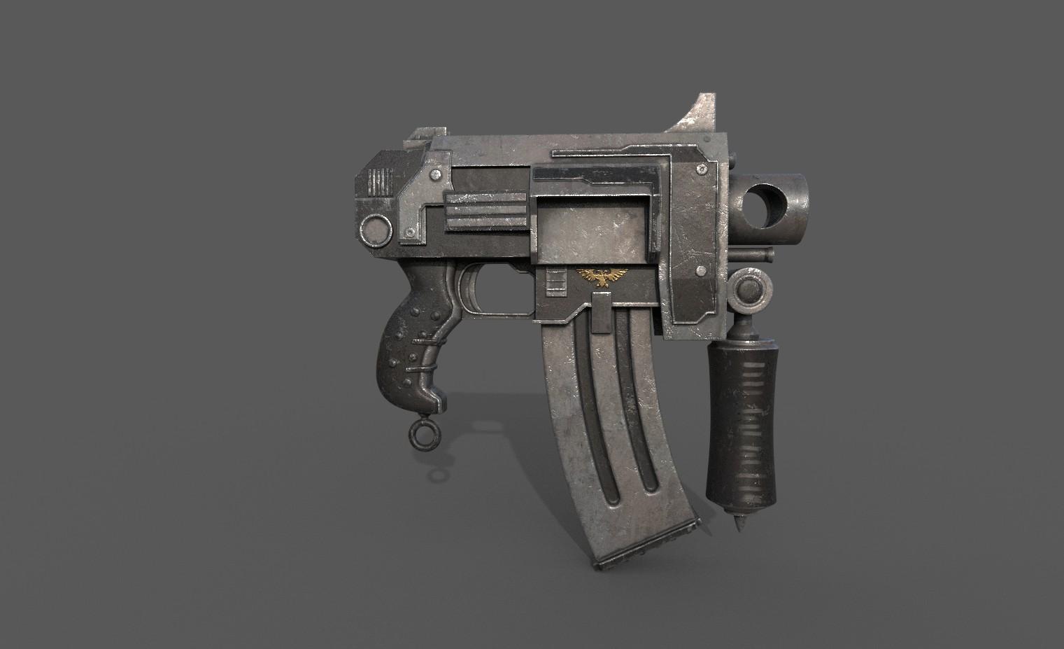 Bolt Pistol 3d model