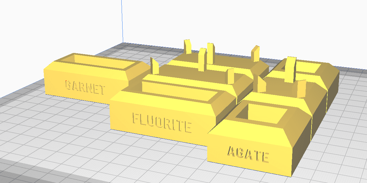 Mineral Display Stands for Rockhounds 3d model