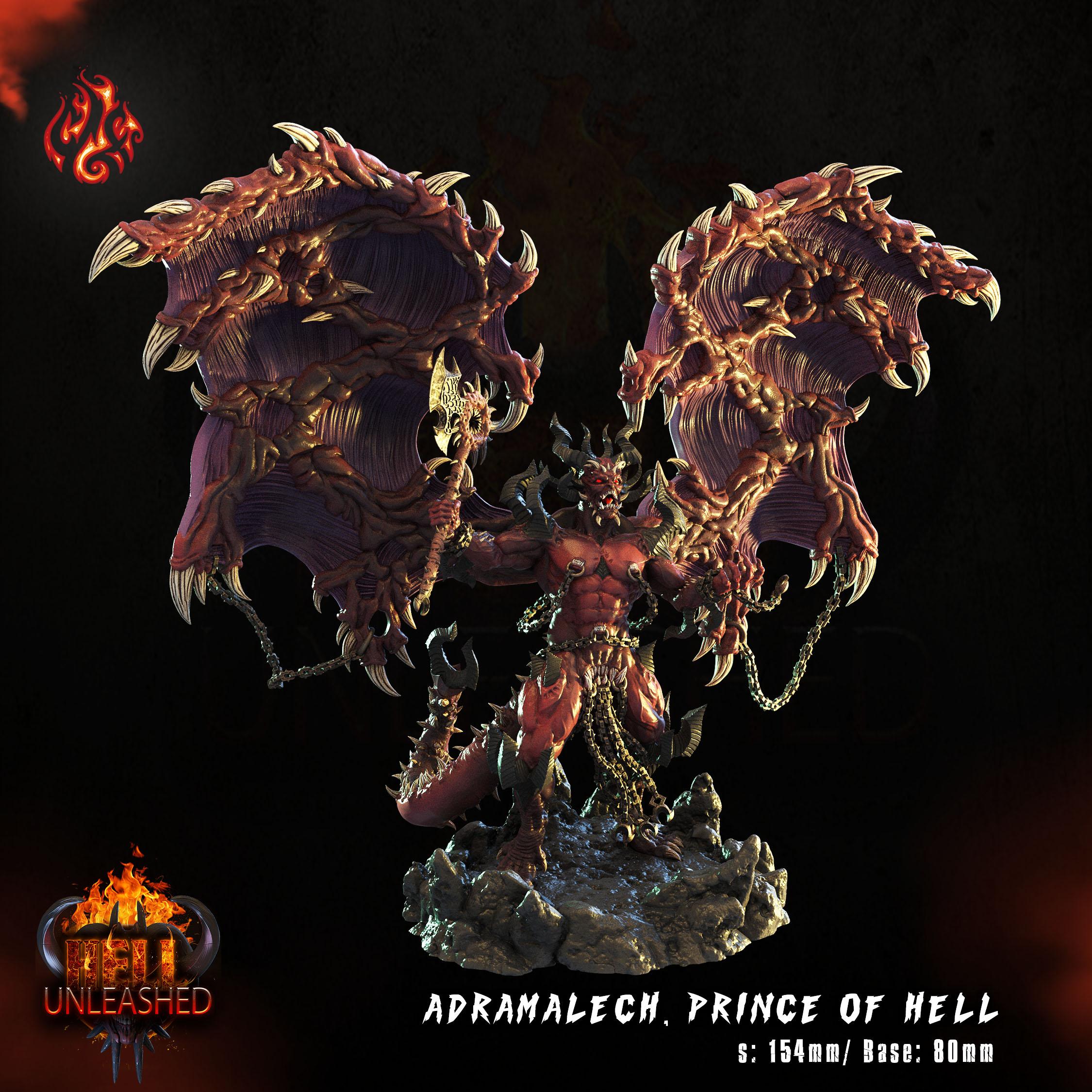 Adramalech, Prince of Hell 3d model