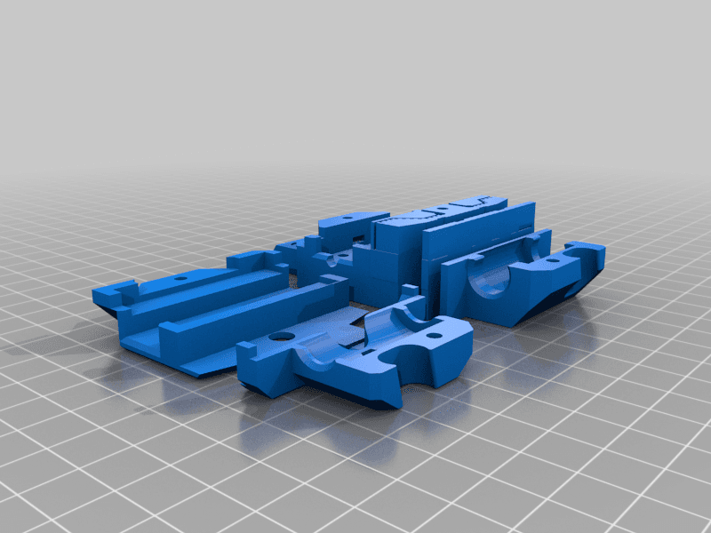 Wanhao D9 to Prusa X Axis Linear Conversion 3d model