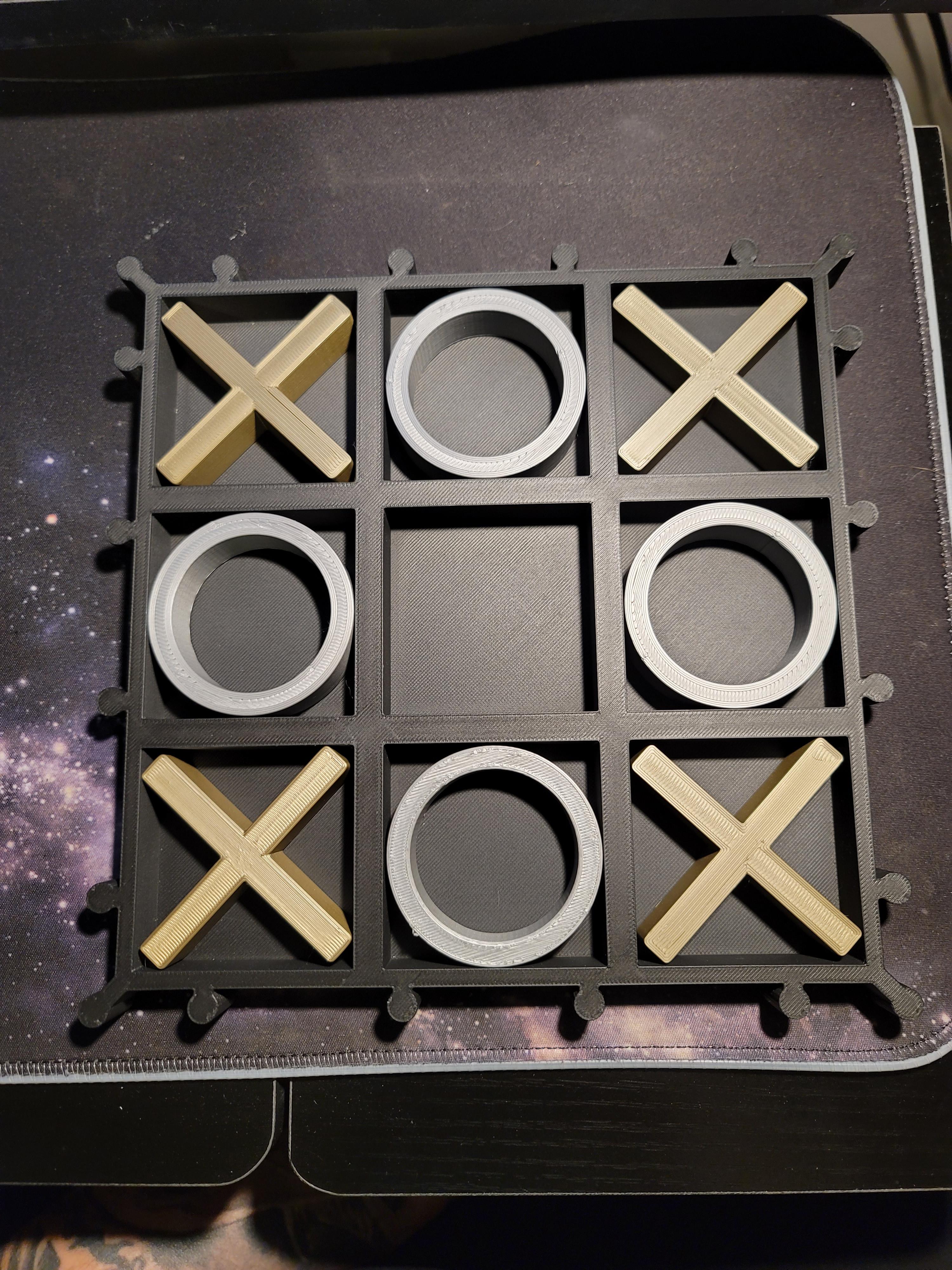 Enigma 0 9 slot frame - tic tac toe.stl 3d model