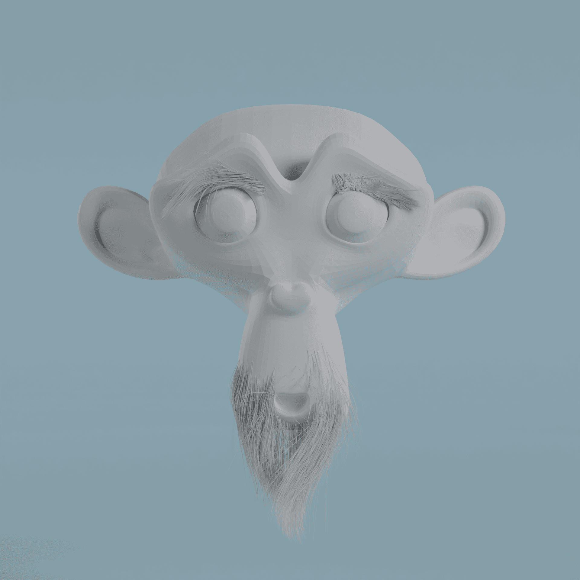 Hairify Wise Suzanne Monkey  3d model