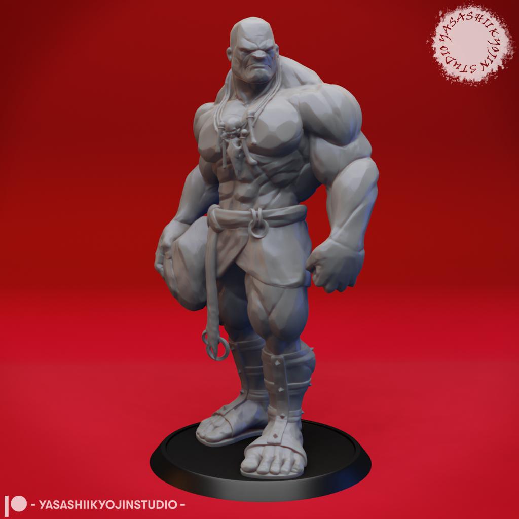 Stone Giant - Tabletop Miniature (Pre-Supported) 3d model