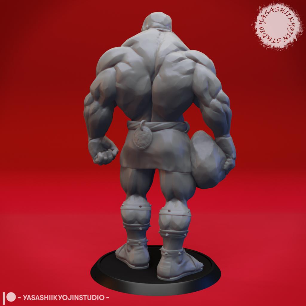 Stone Giant - Tabletop Miniature (Pre-Supported) 3d model