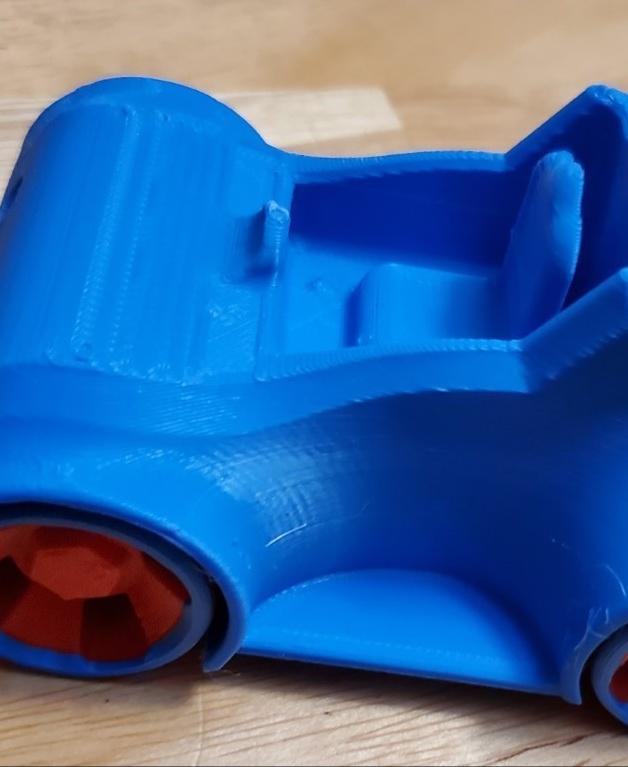 TOY CAR S1 EVO - Made with an Ender3 V3 SE, Ender PLA, 0.2 LH, total print time = 6.5hr. - 3d model