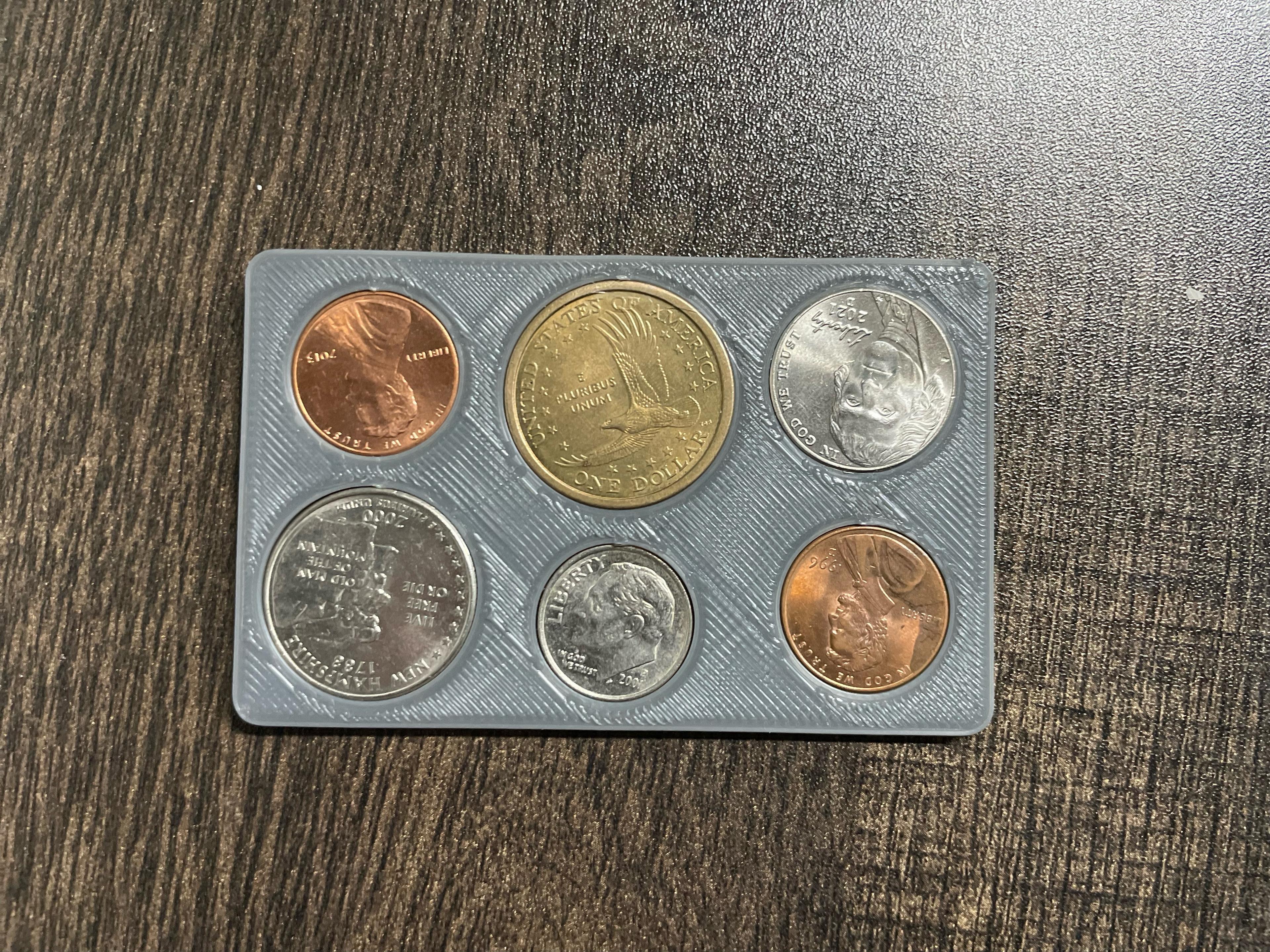 Credit Card Coin Holder (US) 3d model