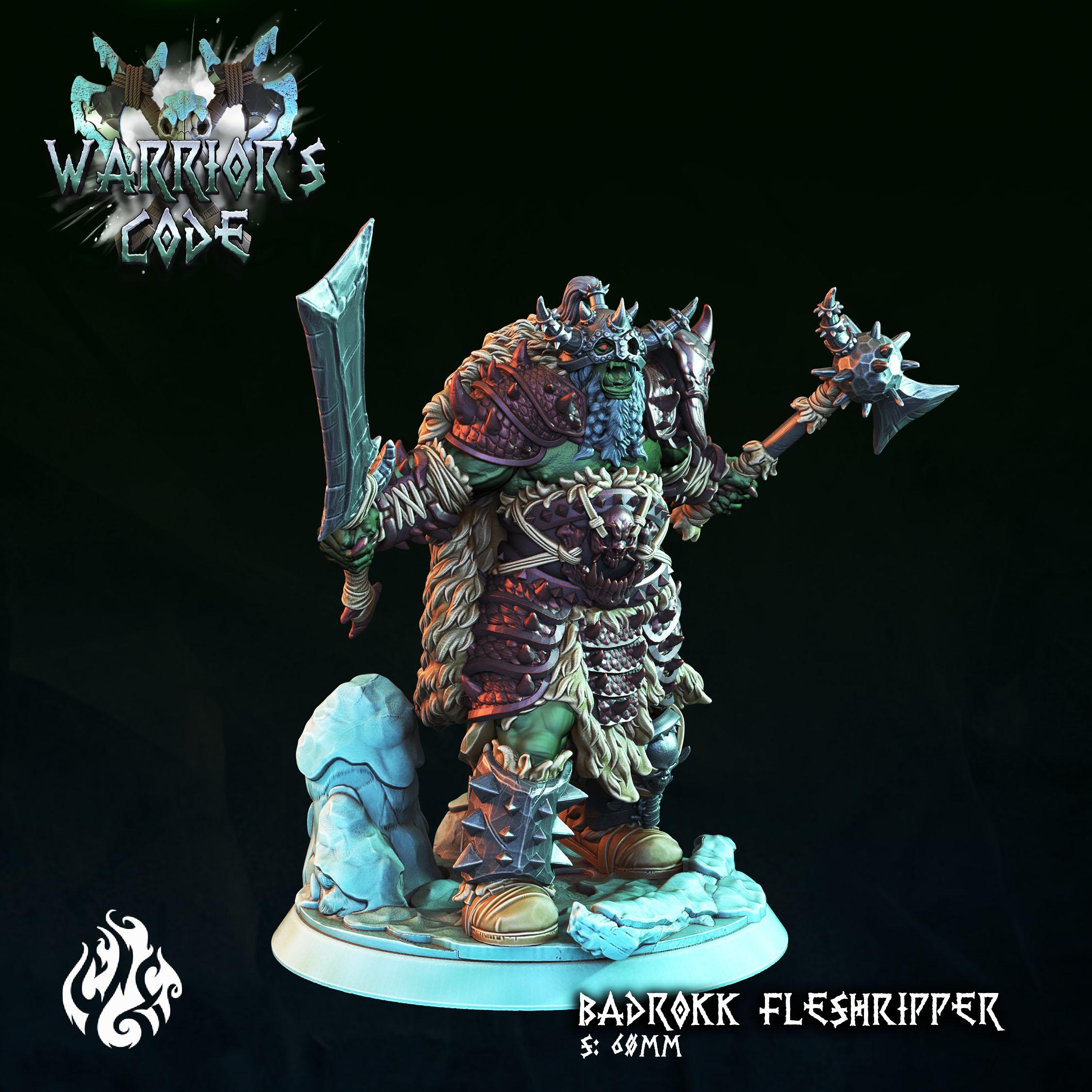 Badrokk FleshRipper, Orc Warlord 3d model