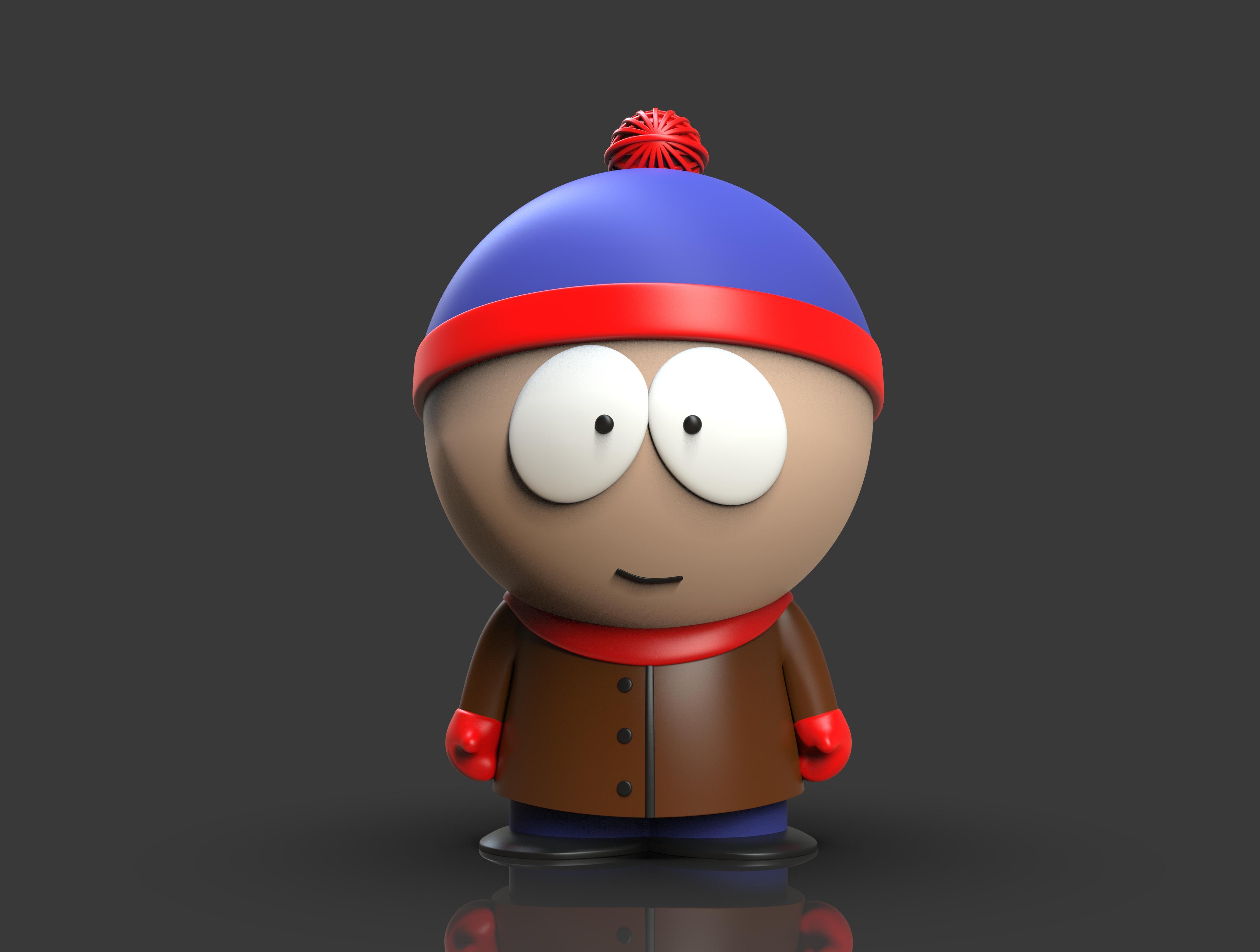 South Park Stan Figure  3d model
