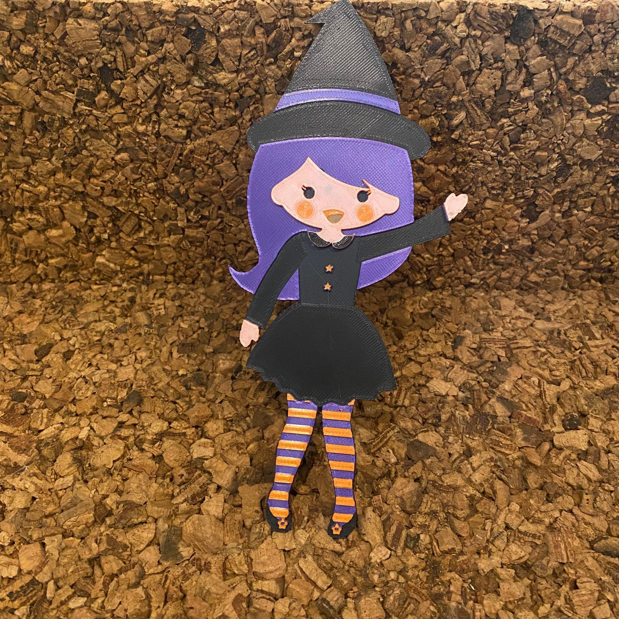 Hueforge 2 - Witch.stl 3d model