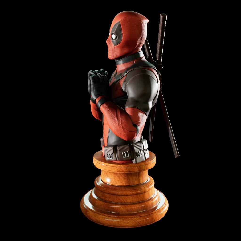 Deadpool Heart 3d model