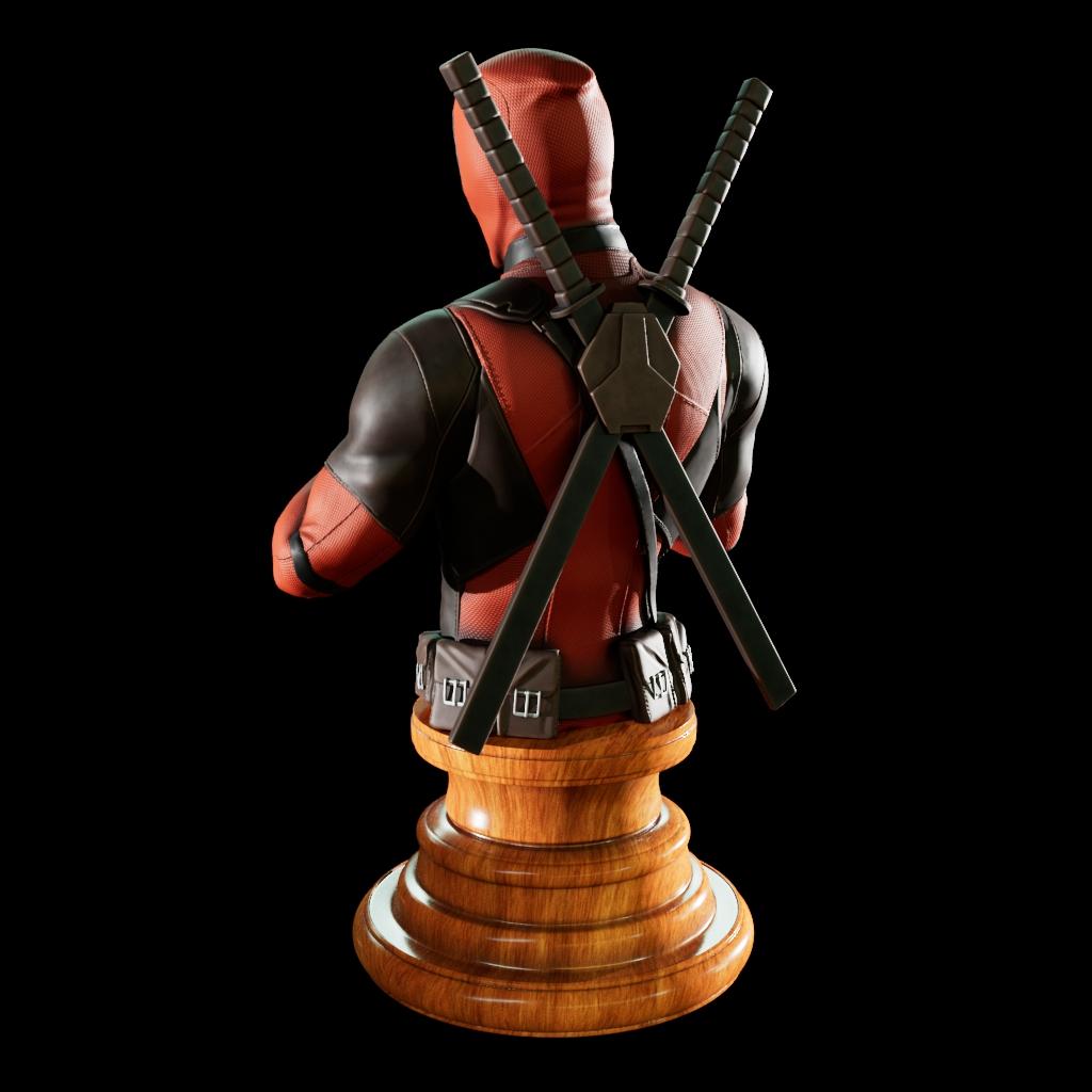 Deadpool Heart 3d model