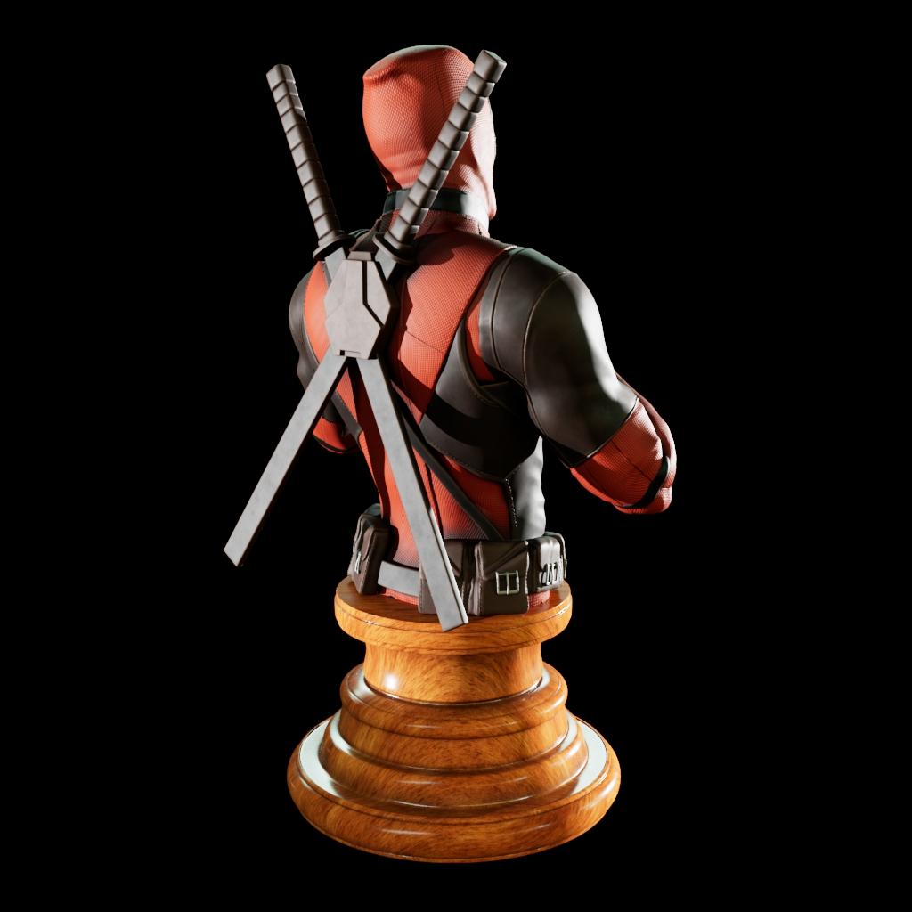 Deadpool Heart 3d model