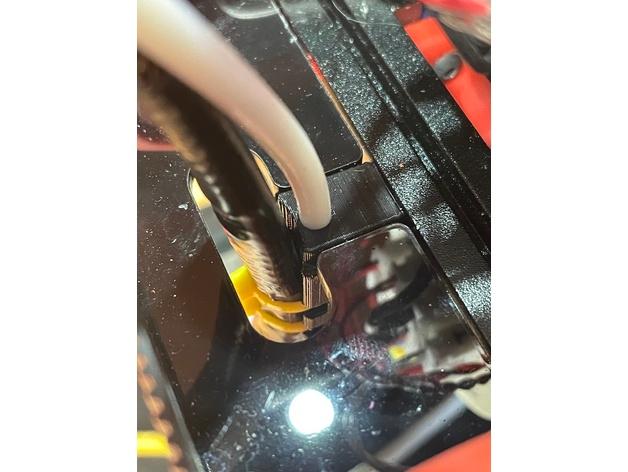 Voron 0.1 Cable & Bowden Strain Relief - Assembled - 3d model