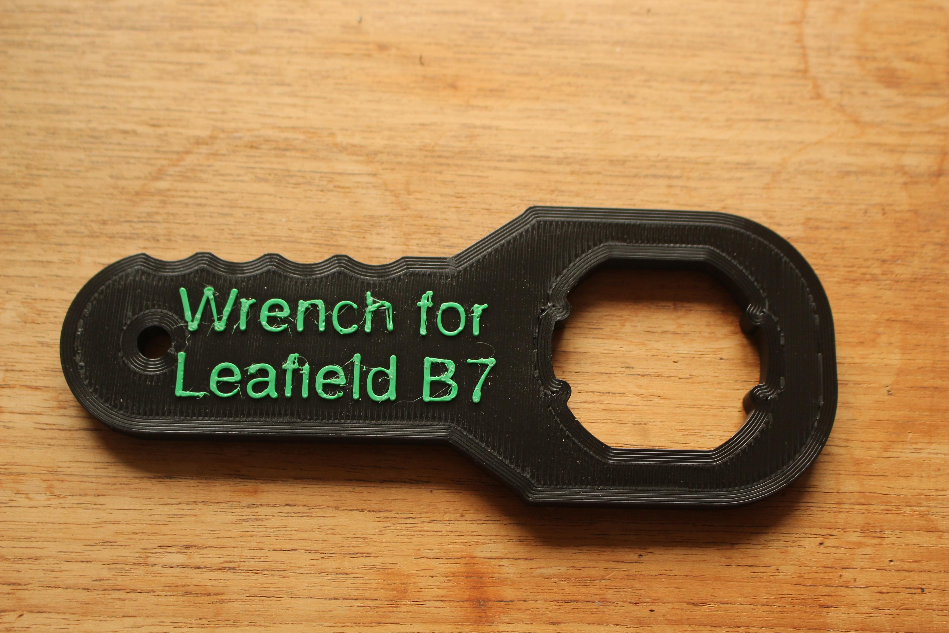 Wrench tool for Leafield A7 B7 valves  3d model