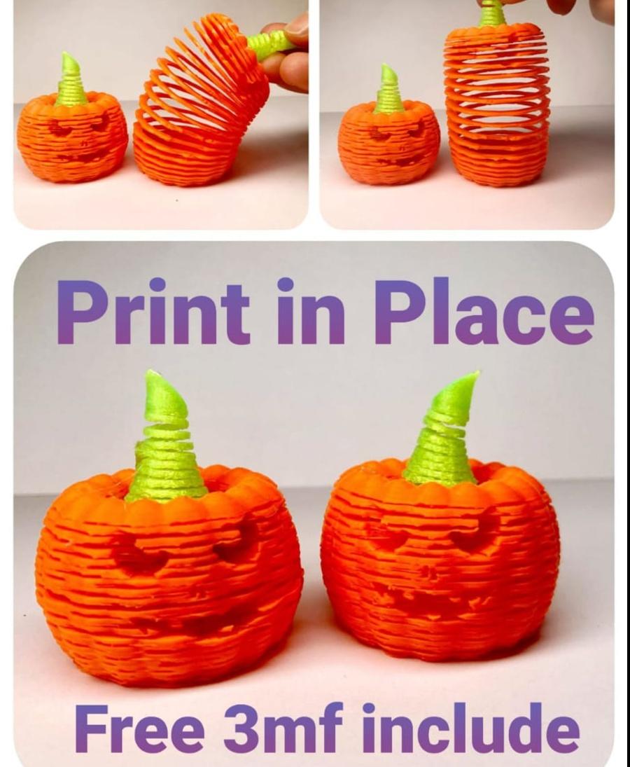 Stretchy, Slinky Pumpkin 3d model