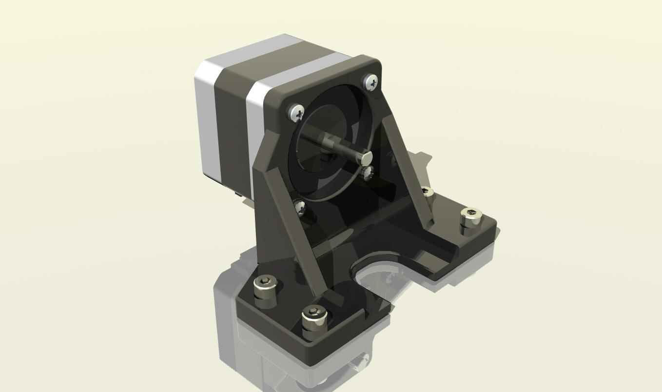 Stepper motor holder 3d model