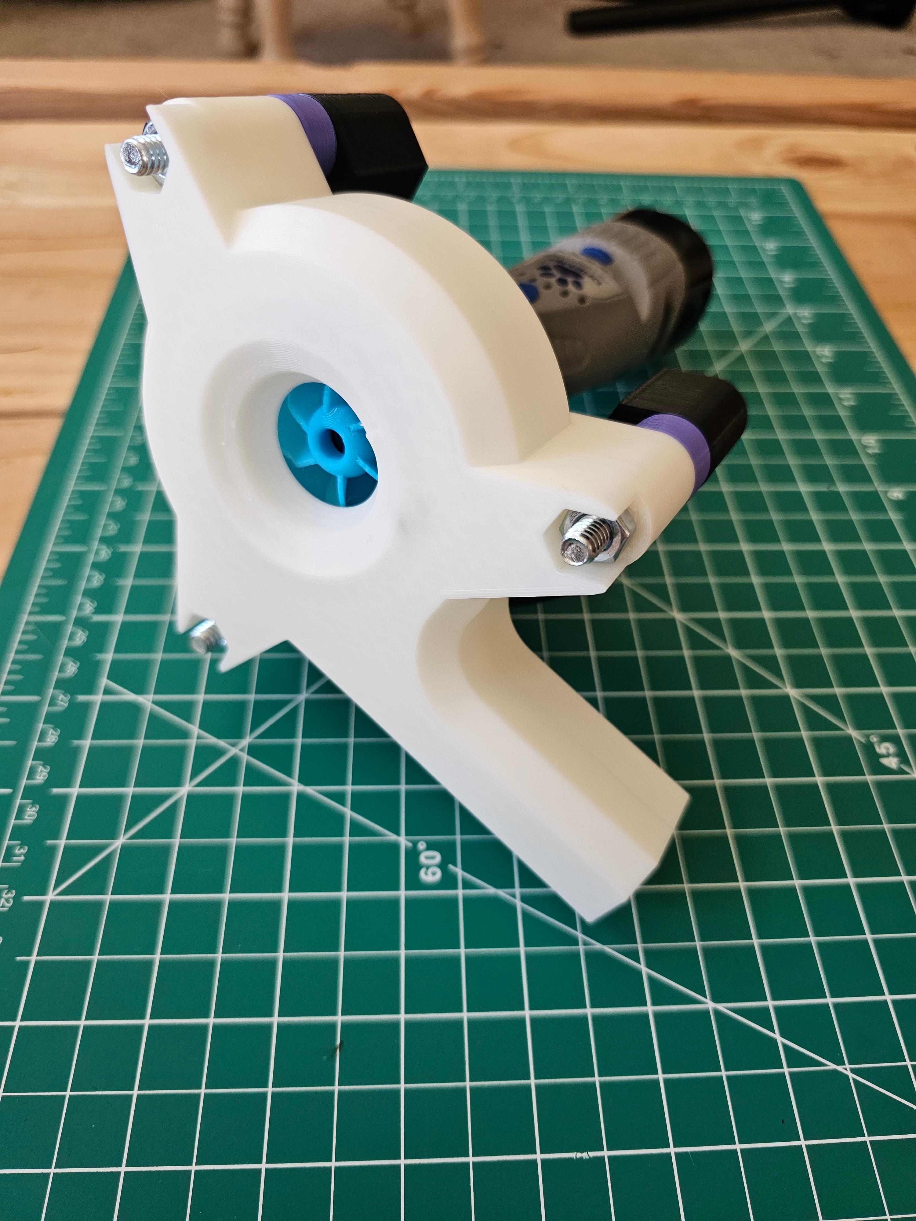 Turbo Impeller Blower Attachment for Rotary Tool 3d model