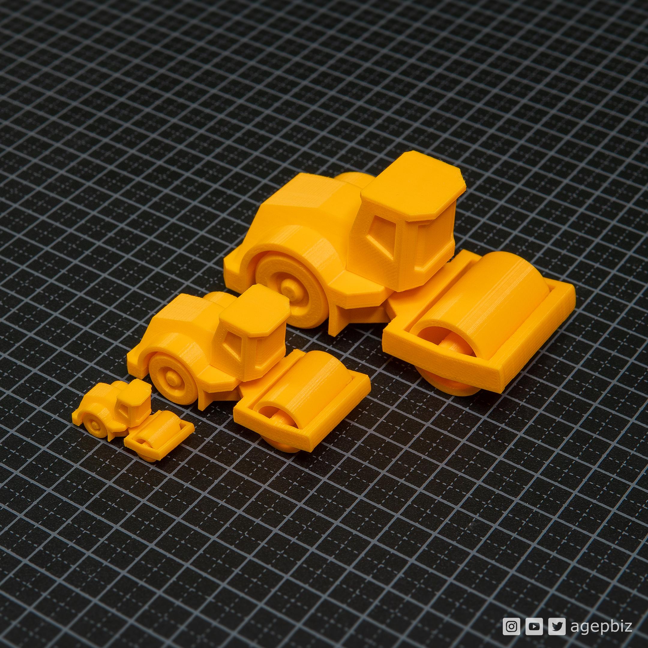 Surprise Egg #12 - Tiny Steamroller 3d model