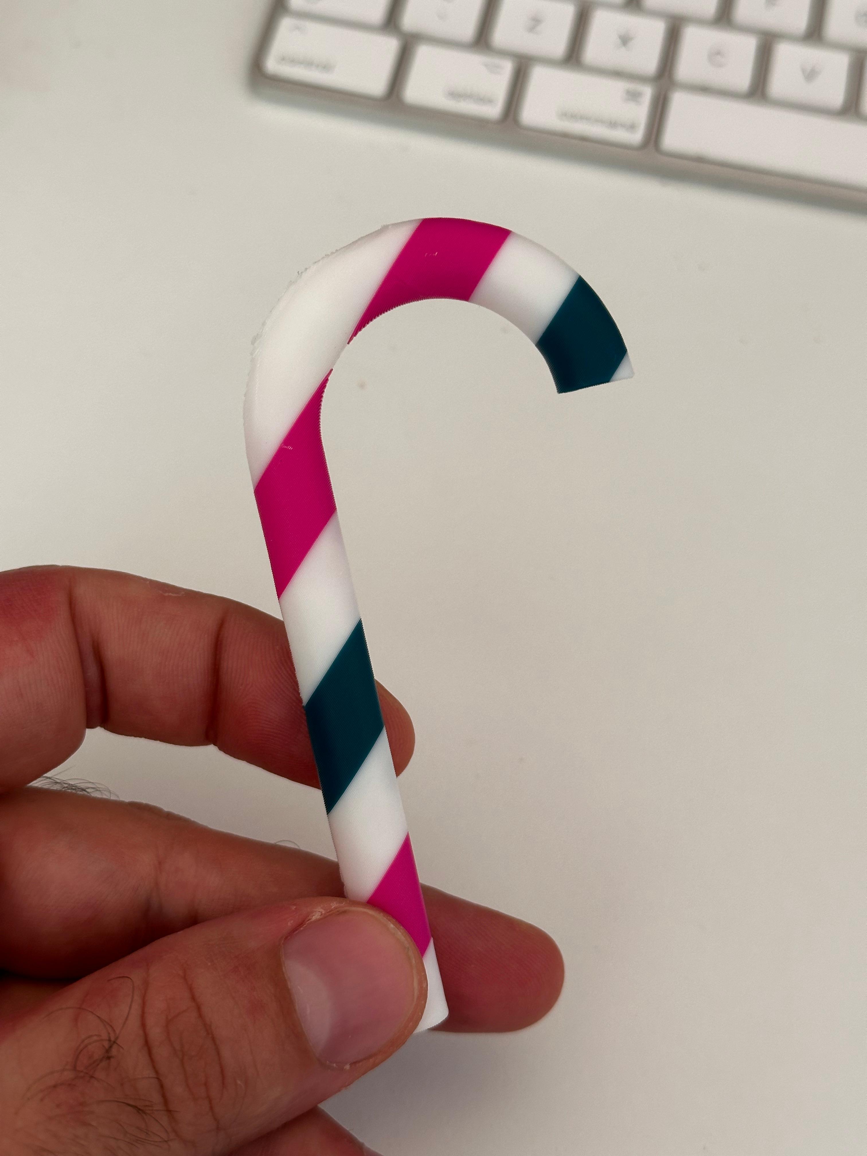 Multi-colour Candycane 3d model