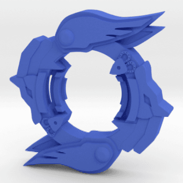 BEYBLADE PEGACION-1 | COMPLETE | BAKUTEN SERIES 3d model