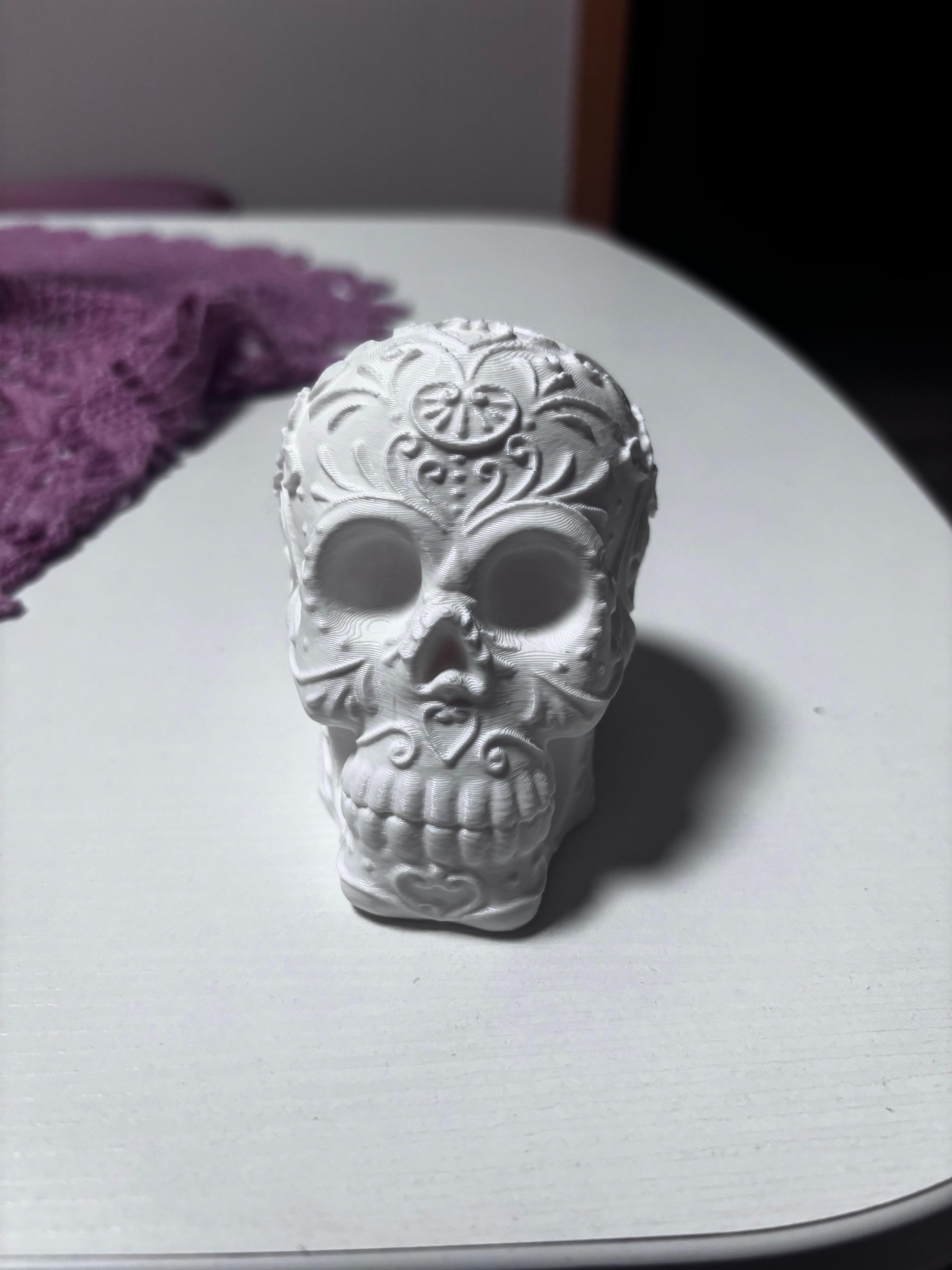 Decorated skull 3d model