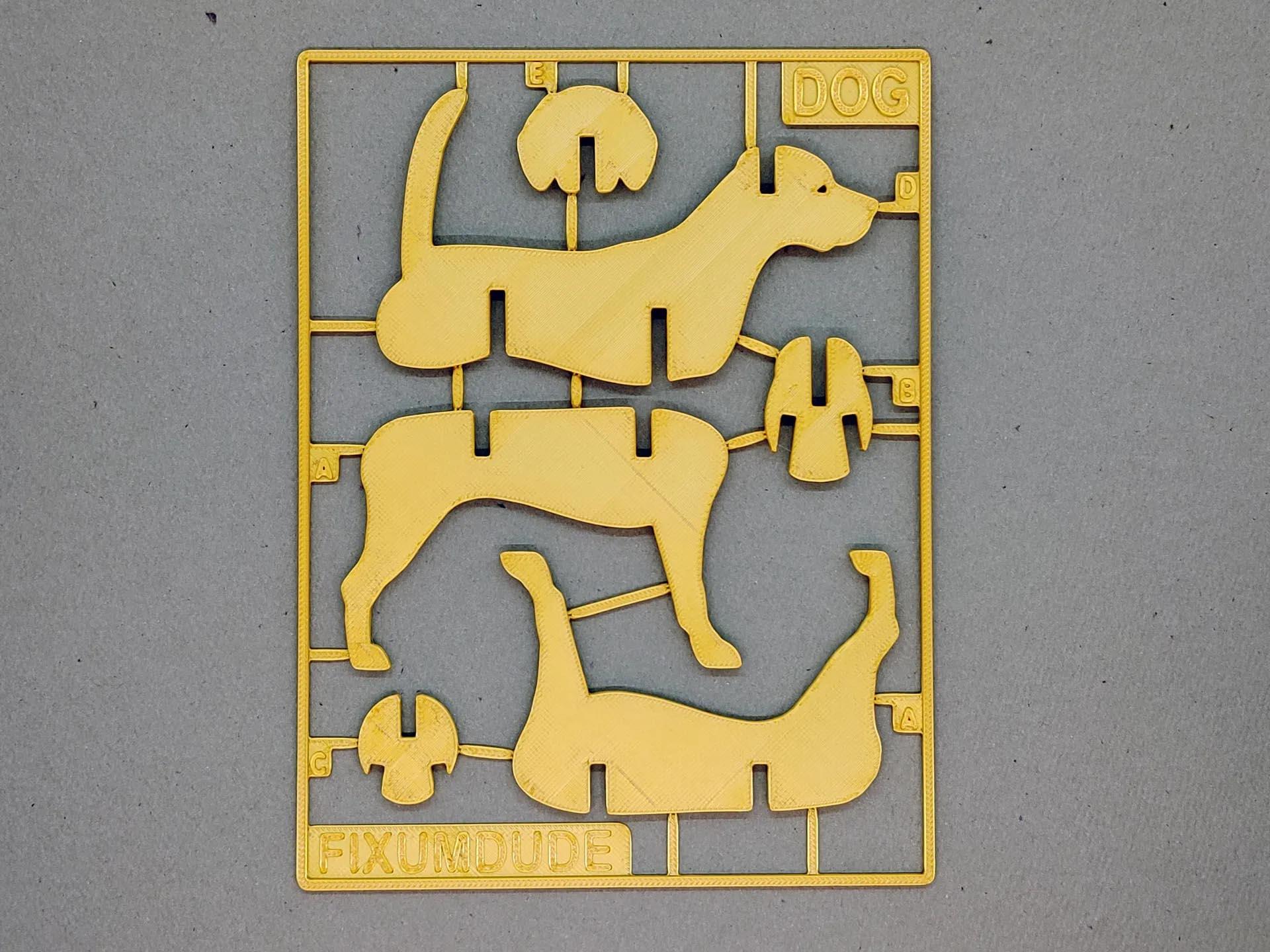 Dog Kit Card 3d model