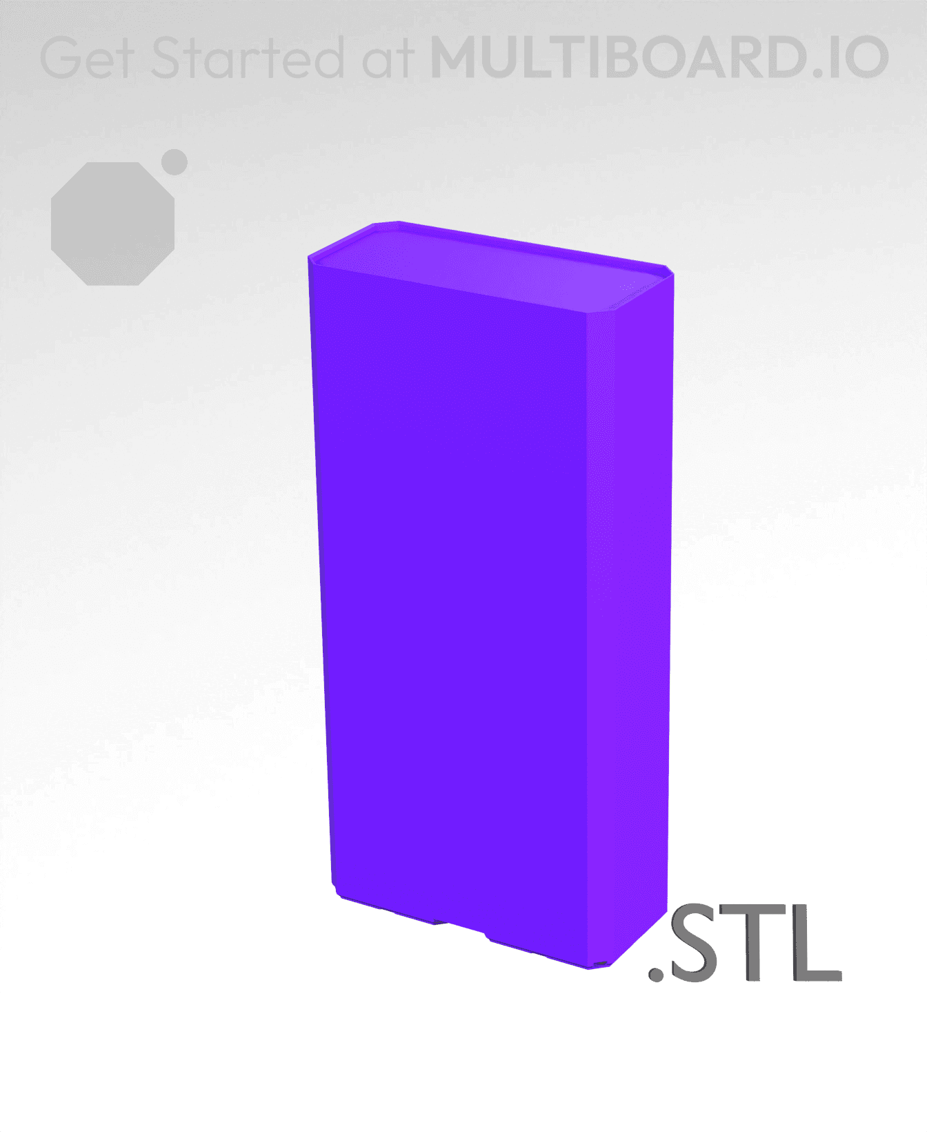 2x1x4 - Multibin Insert - STL Remixing File 3d model