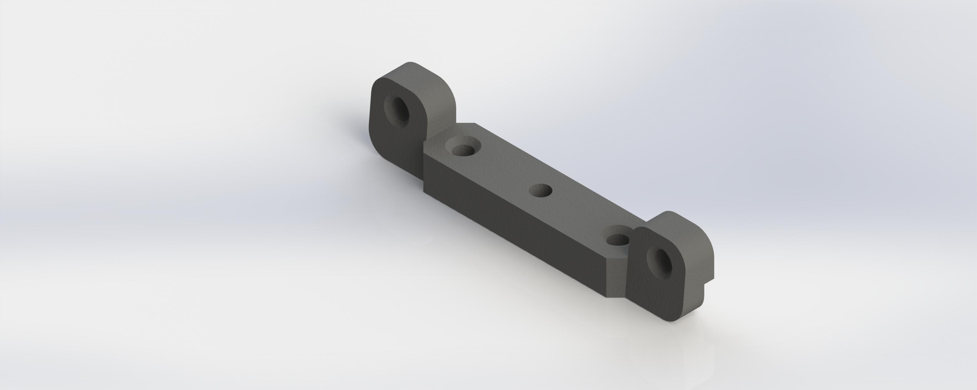 ARRMA COMPOSITE SUSPENSION MOUNT, FRONT UPPER 3d model