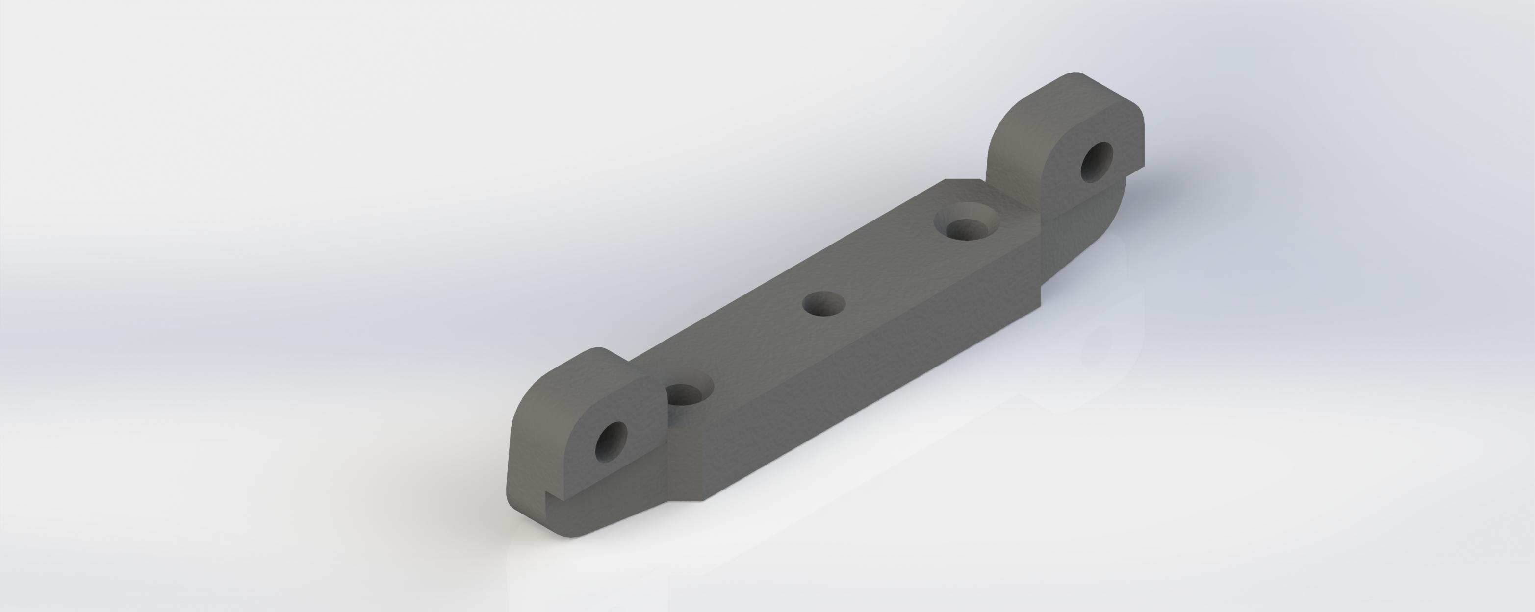 ARRMA COMPOSITE SUSPENSION MOUNT, FRONT UPPER 3d model