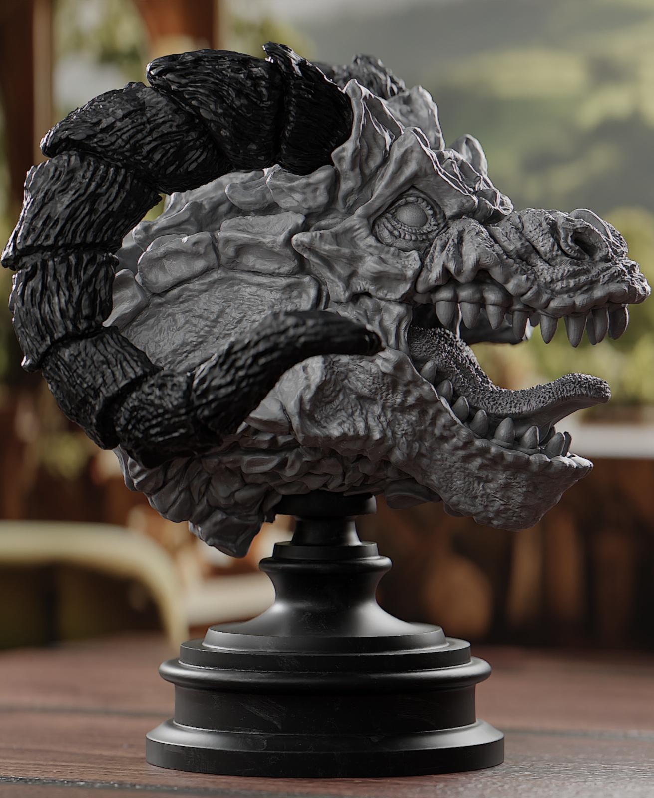 Dragon Head Trophy 3d model