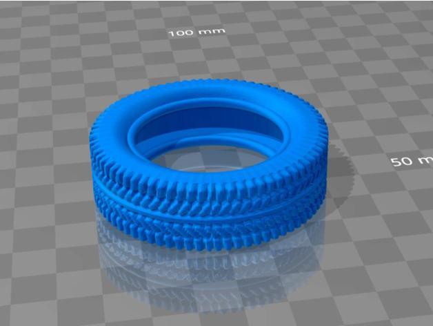 rc car winter-tire 3d model