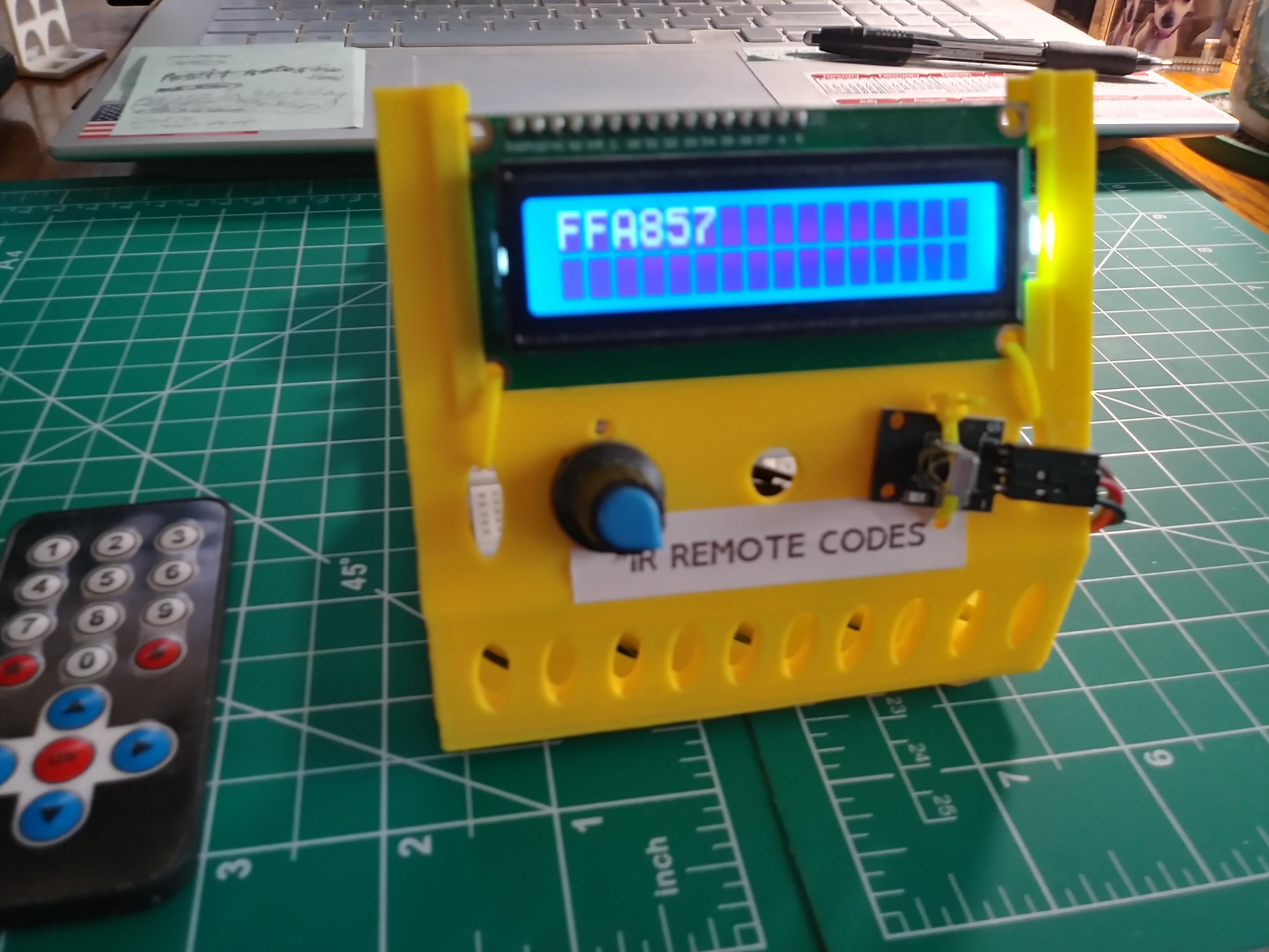 Arduino Novice IR Code Checker 3d model