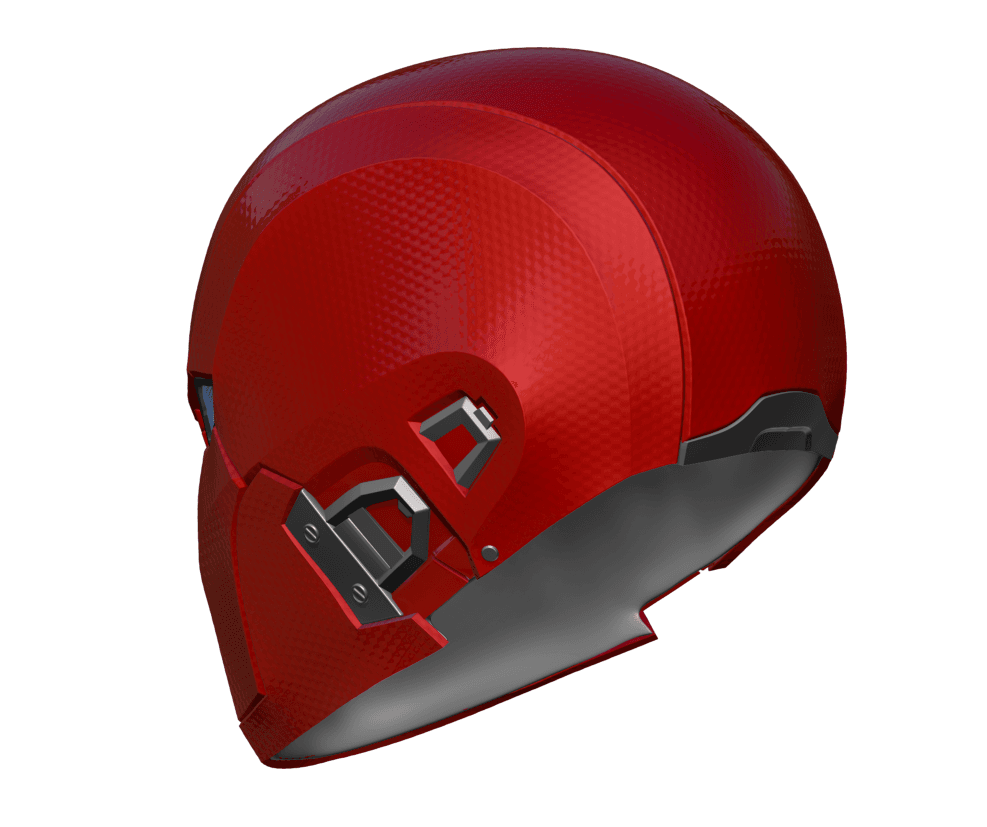 Red Hood Helmet 3d model