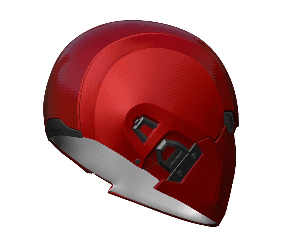 Red Hood Helmet 3d model