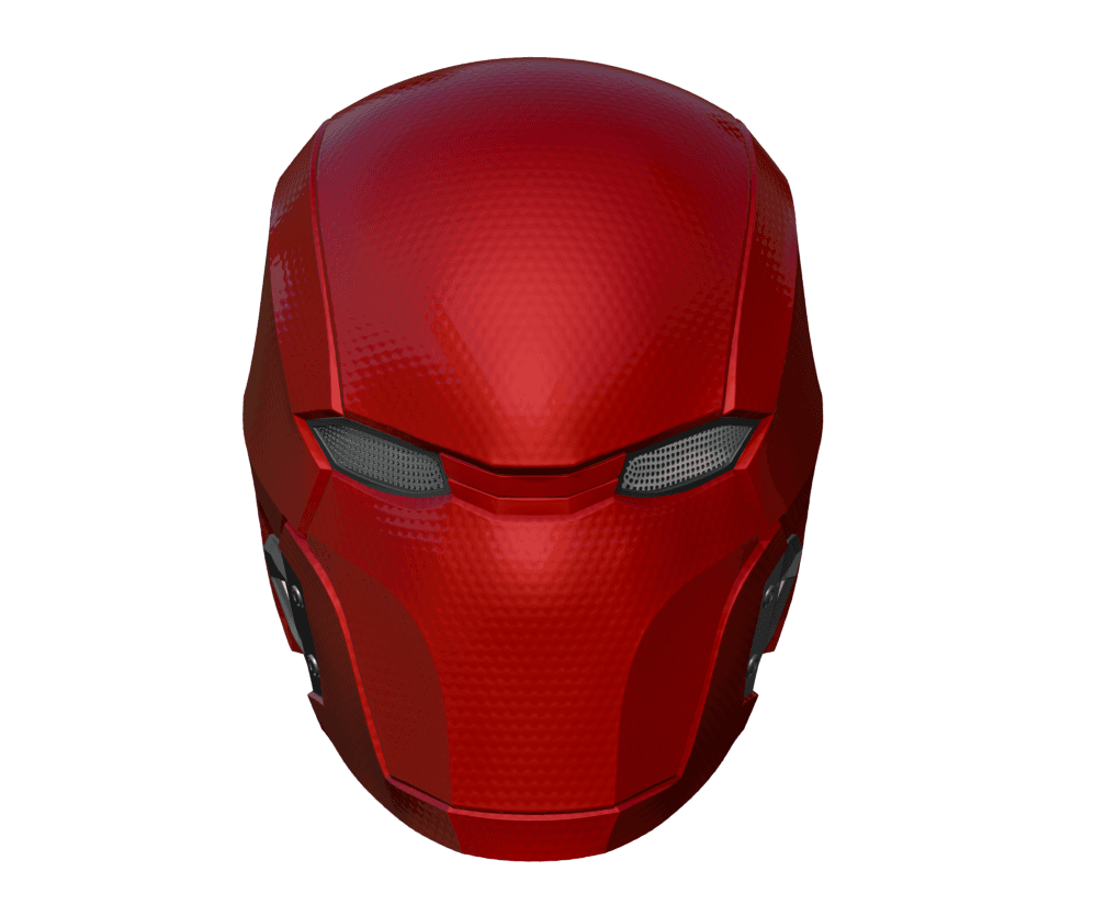 Red Hood Helmet 3d model