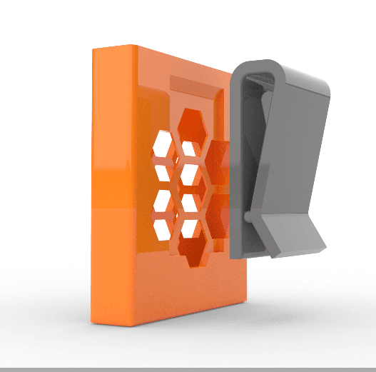 Belt Cell Phone Holder 3d model