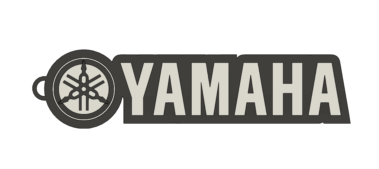 Yamaha keychain 3d model