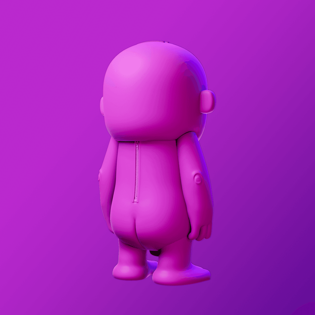 Totally Normal Human Character 3d model