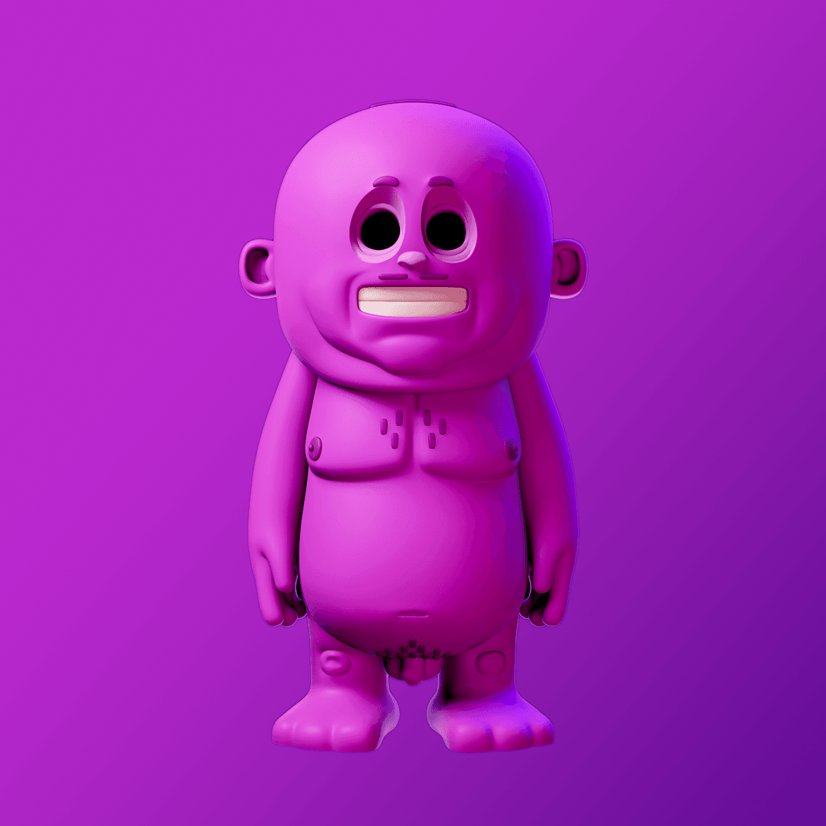 Totally Normal Human Character 3d model