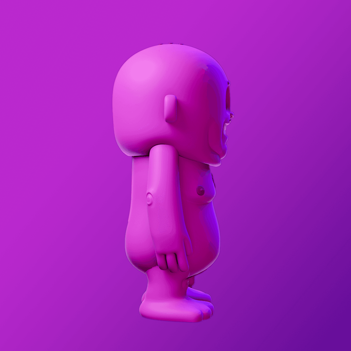 Totally Normal Human Character 3d model