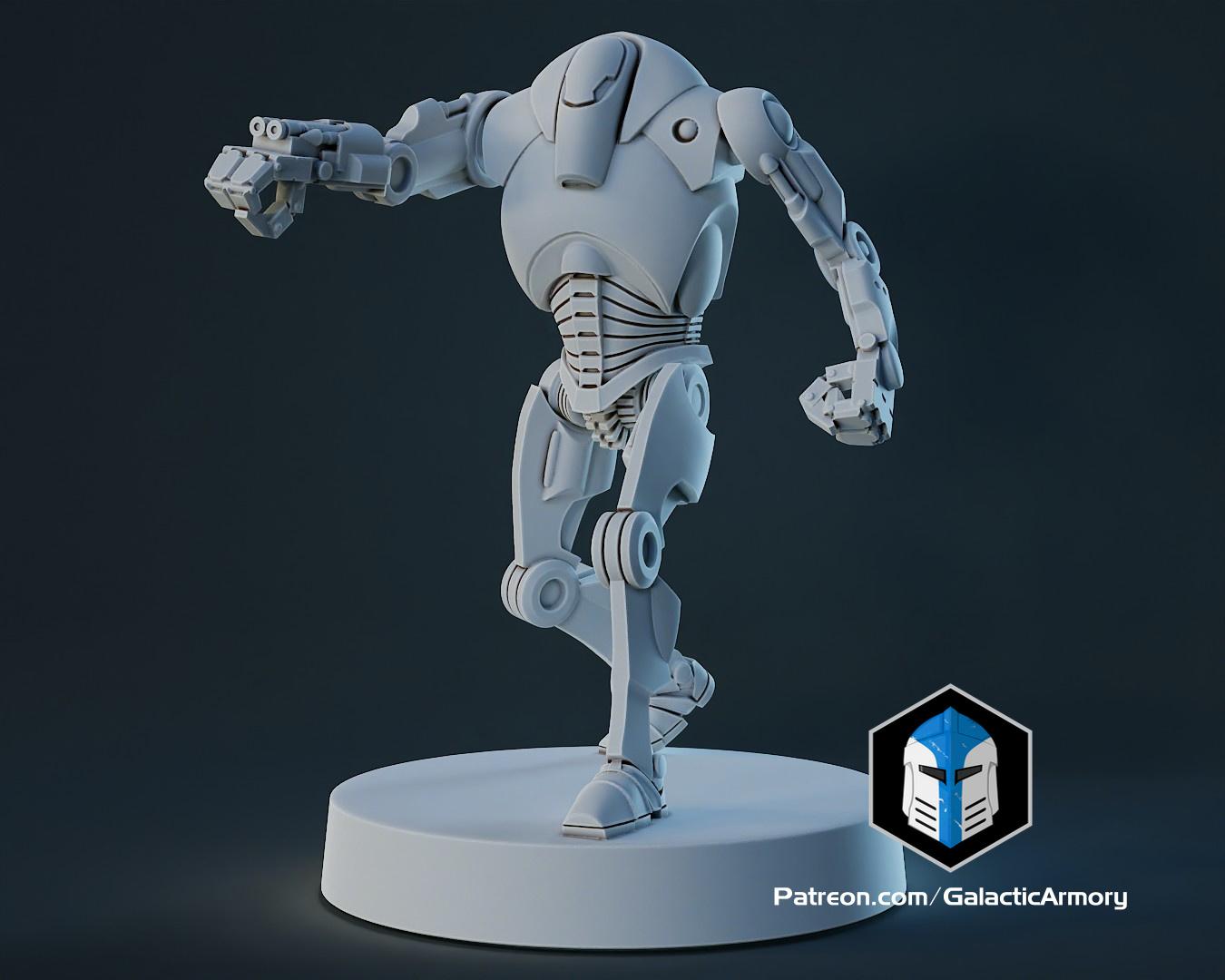 1:48 Scale Battle Droid Army - B2 Class - 3D Print Files 3d model