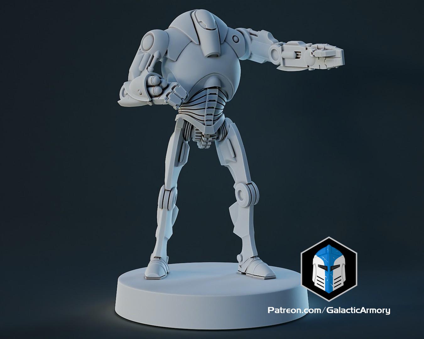 1:48 Scale Battle Droid Army - B2 Class - 3D Print Files 3d model